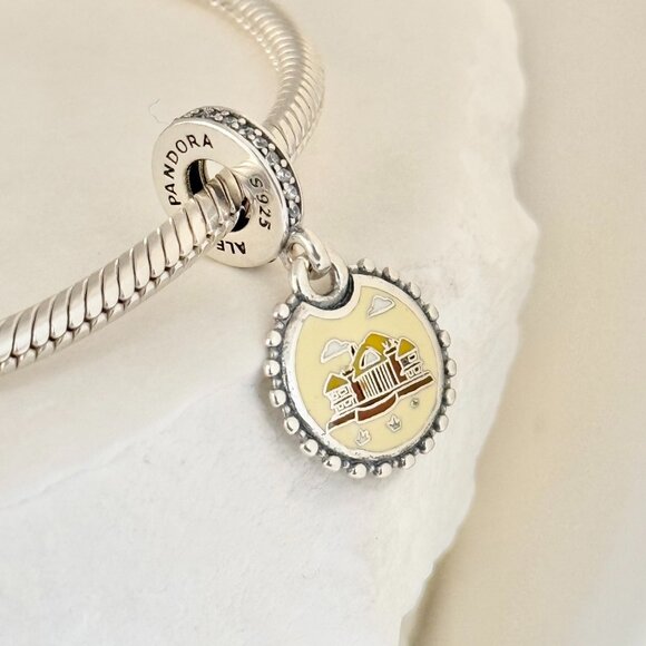 Pandora Animal Kingdom Lodge Dangle S925 Silver Charm - Picture 1 of 4